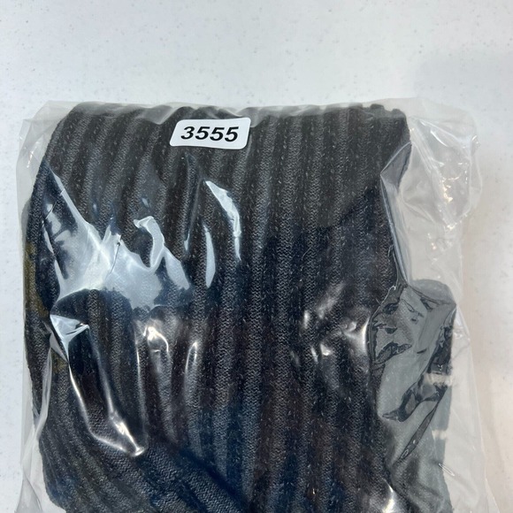 Moussy Sweater Womens‎ Free Size Gray/Black Striped Crew Wool Blend Relaxed Fit - Picture 13 of 13